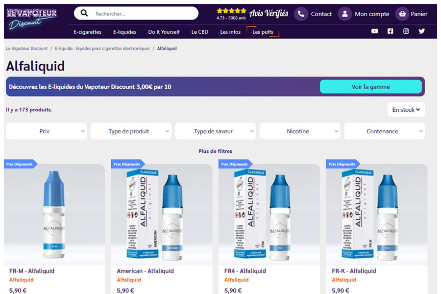 LE VAPOTEUR DISCOUNT AGEN