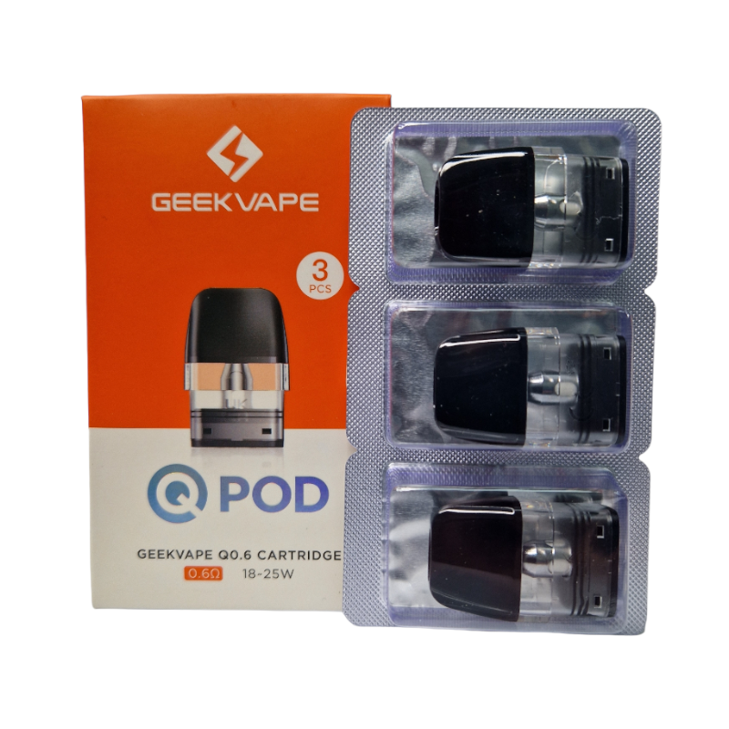 CARTOUCHES PODS Q GEEKVAPE - pack de 3 CARTOUCHES PODS Q GEEKVAPE - pack de 3