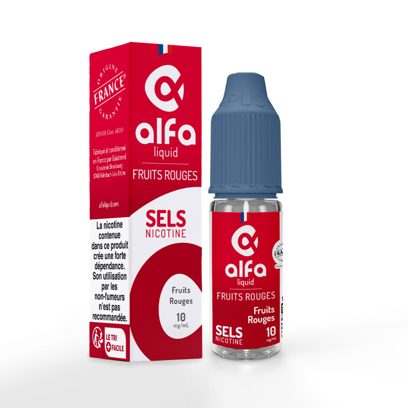 Fruits Rouges Alfaliquid sels de nicotine Fruits Rouges Alfaliquid sels de nicotine