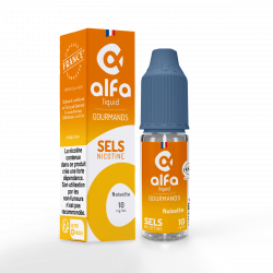 Noisette Alfaliquid Gourmands sels de nicotine