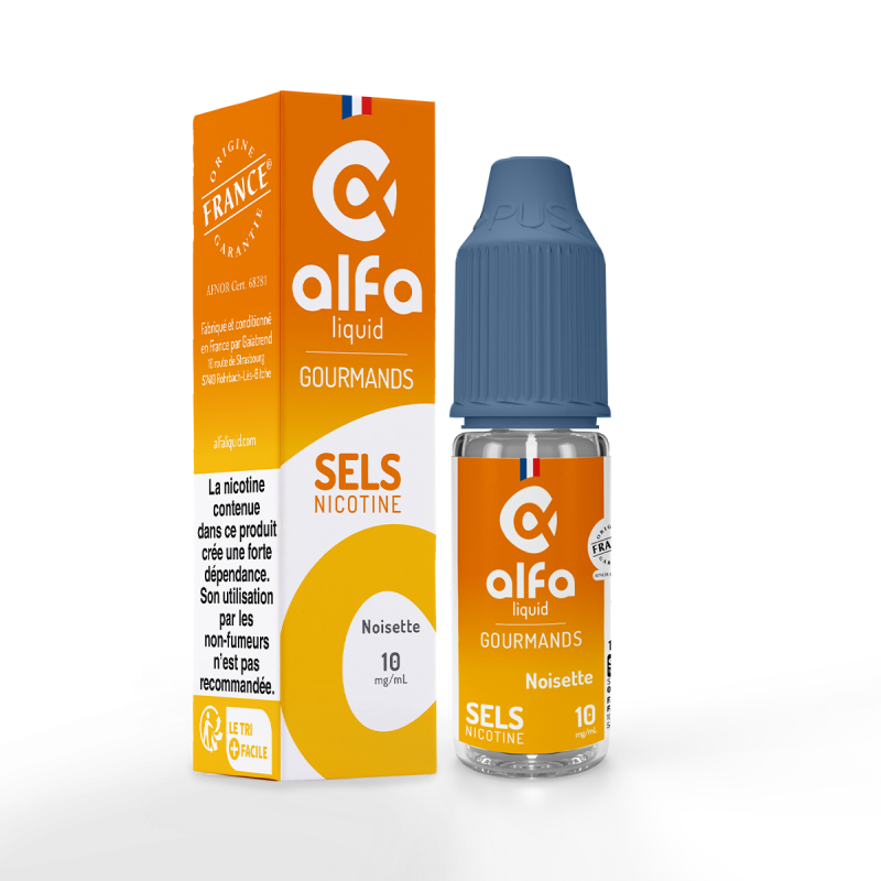 Noisette Alfaliquid Gourmands sels de nicotine Noisette Alfaliquid Gourmands sels de nicotine
