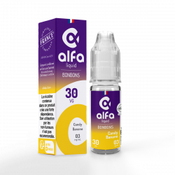 Candy Banane Alfaliquid bonbons 10mL