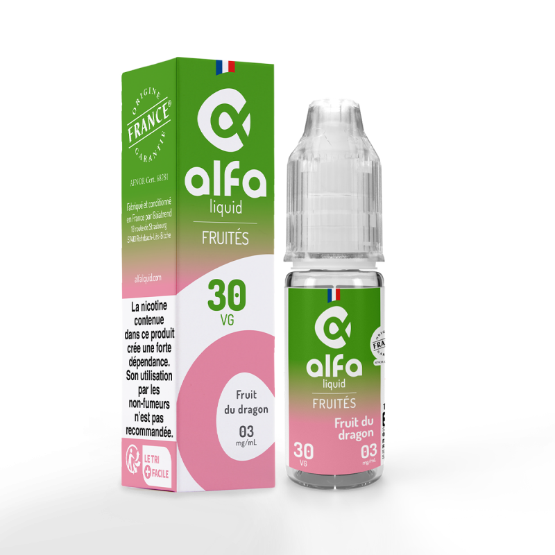 Fruit du Dragon Alfaliquid Fruités 10mL Fruit du Dragon Alfaliquid Fruités 10mL