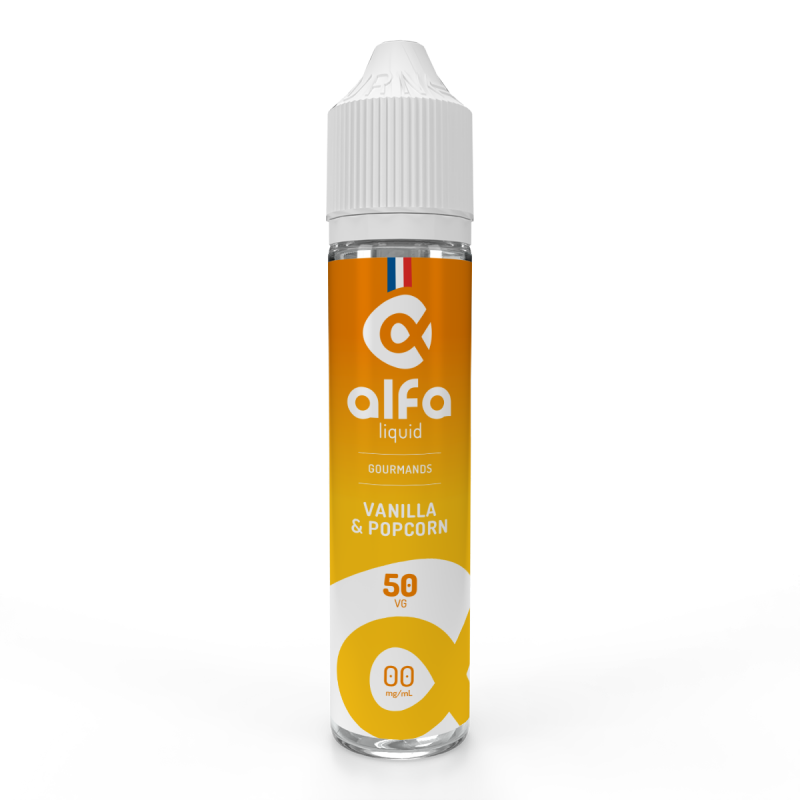 Vanilla et Popcorn Shake and Vape Alfaliquid Gourmands Vanilla et Popcorn Shake and Vape Alfaliquid Gourmands