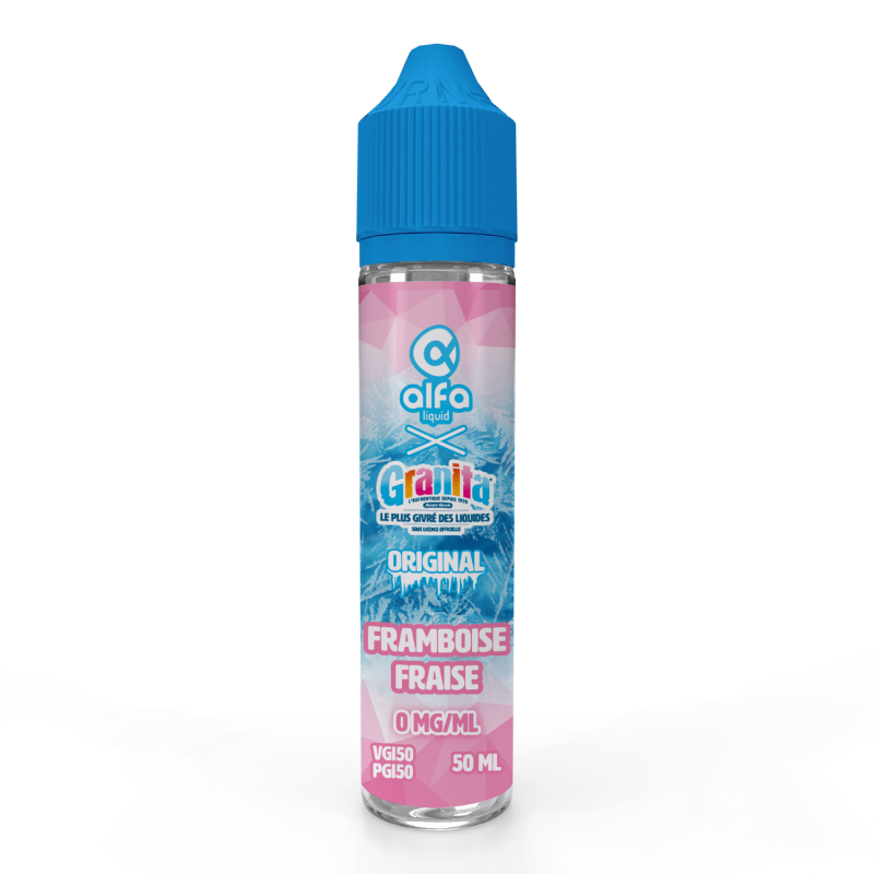 Framboise Fraise Granita shake and vape