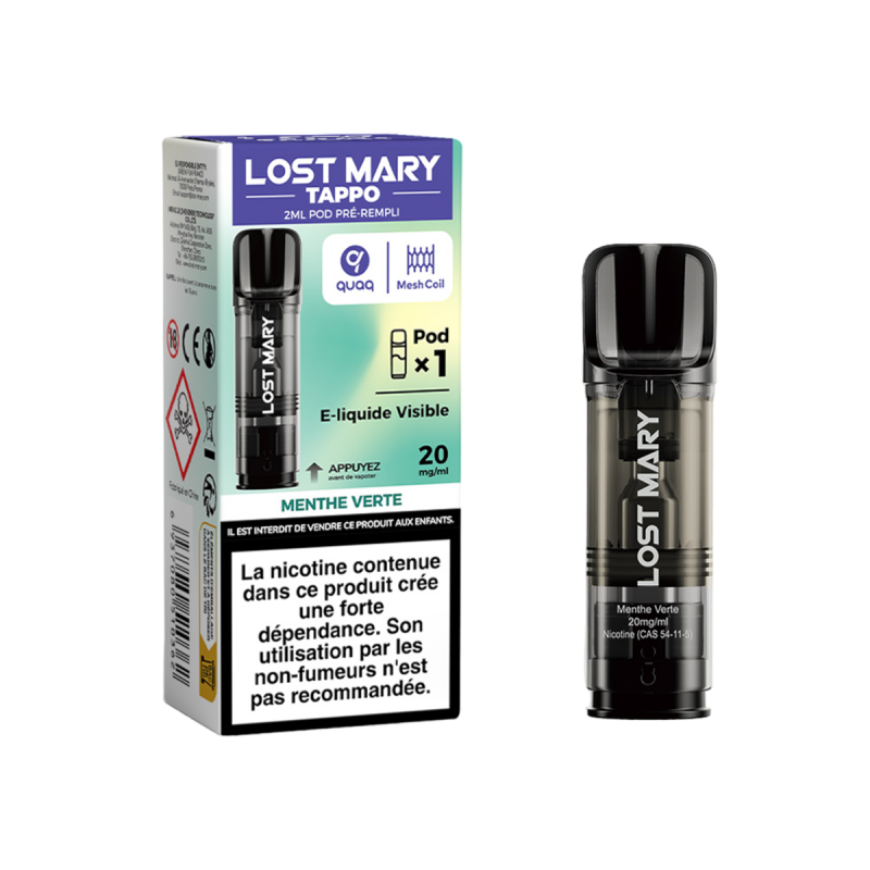 Pod Menthe Verte Tappo Lost Mary