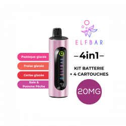 Kit 4en1 ELFBAR Fruits Rouges 20mg