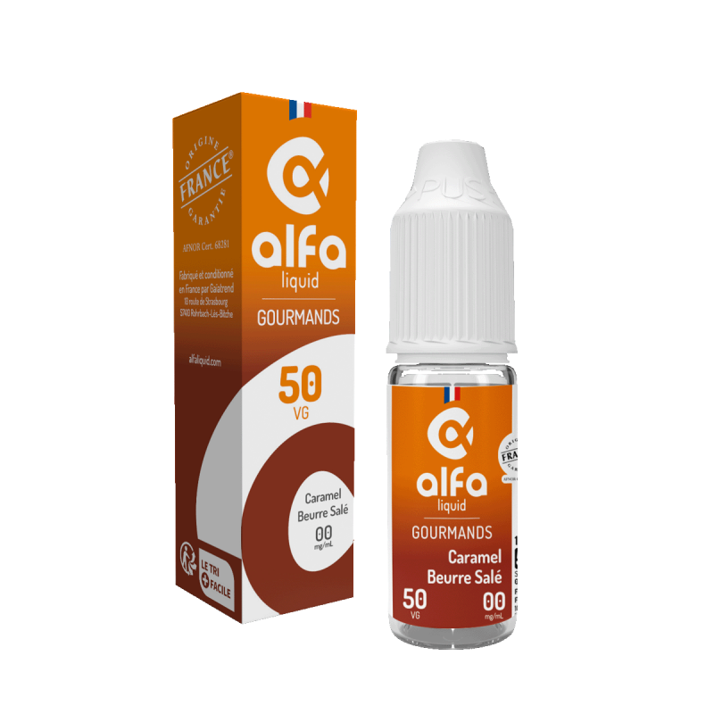 Caramel Beurre Salé Alfaliquid Gourmands 10mL Caramel Beurre Salé Alfaliquid Gourmands 10mL