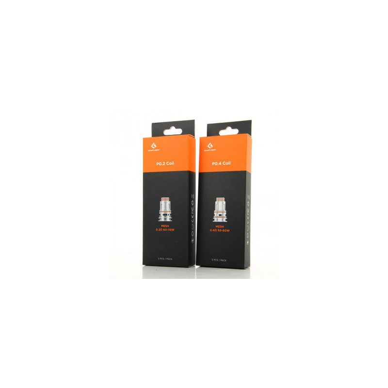 Résistances P AEGIS BOOST PRO GEEKVAPE - pack de 5 Résistances P AEGIS BOOST PRO GEEKVAPE - pack de 5