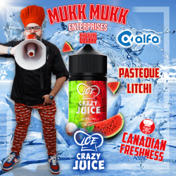 Ice Pastèque et Litchi Crazy Juice Mukk Mukk