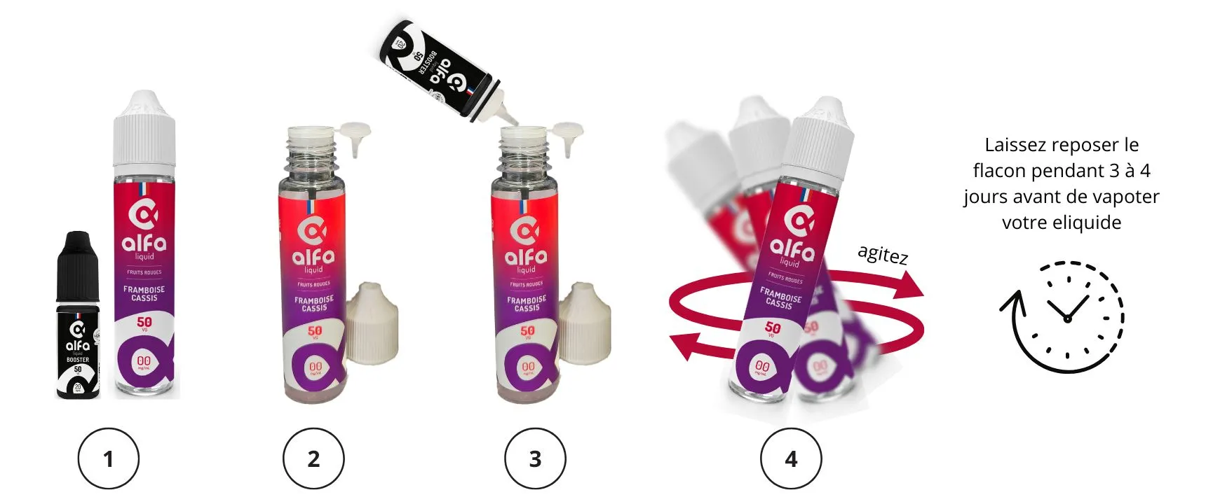 ajouter nicotine eliquide 50mL