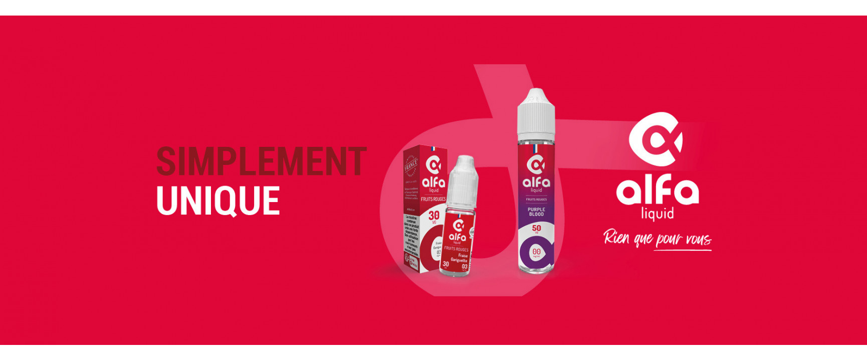 E liquide arômes Fruits Rouges - Alfaliquid