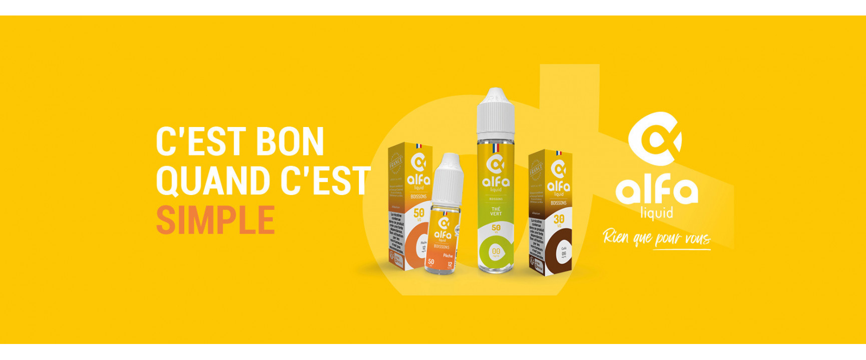 E liquide arômes Boissons - Alfaliquid